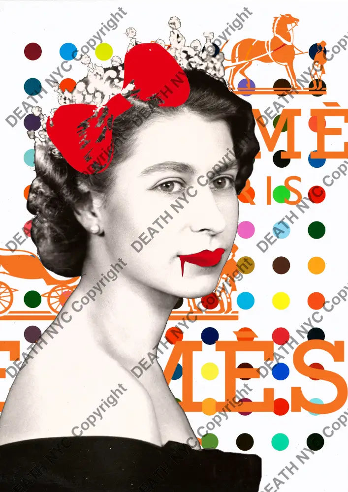 Deathp252 Queen (Edition Of 100) (2022) Art Print