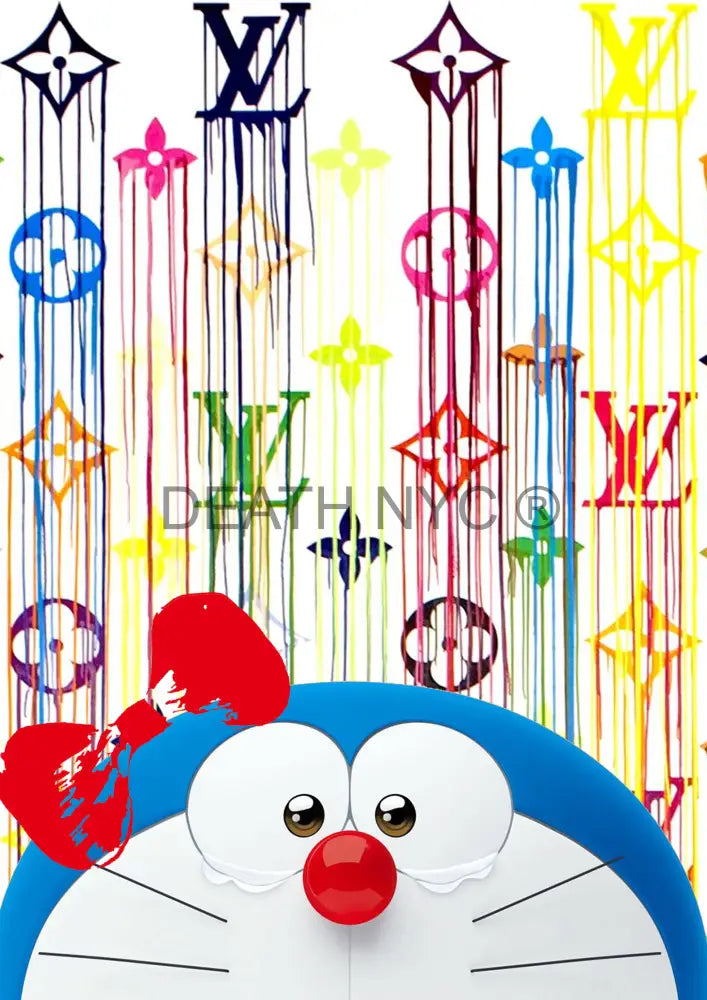 Deathp499 Doraemon (Edition Of 100) (2022) Art Print