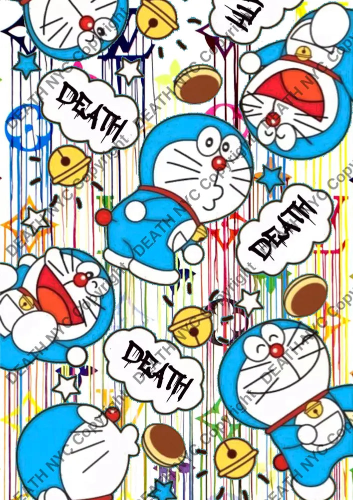 Deathp502 Doraemon (Edition Of 100) (2022) Art Print