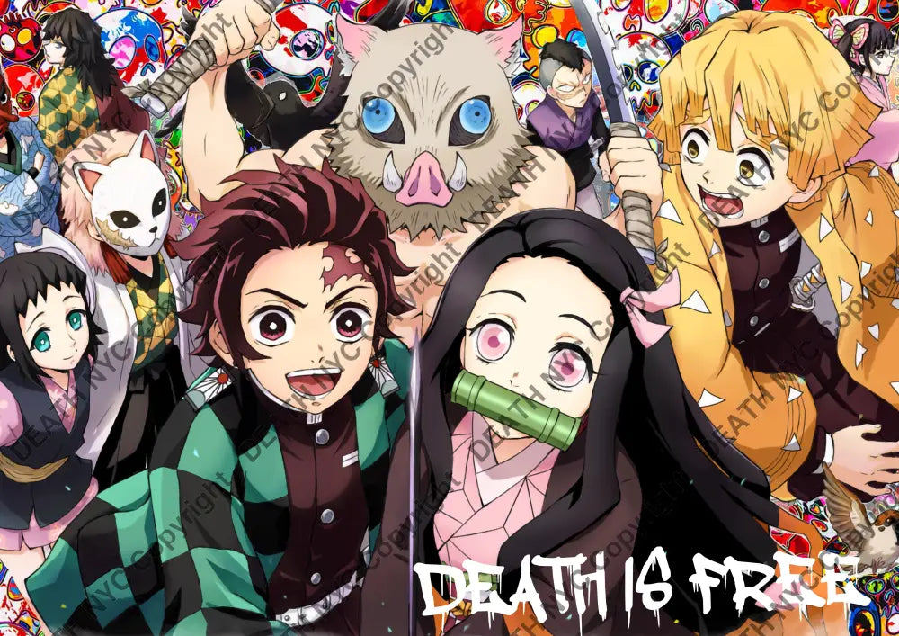 Deathp7 Demon Slayer (Edition Of 100) (2020) Art Print