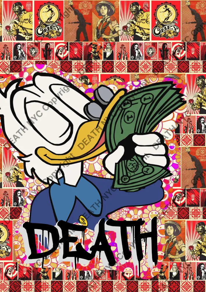 Deathp753 Donald Duck (Edition Of 100) (2022) Art Print