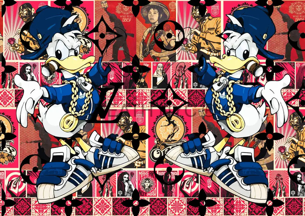 Deathp822 Donald Duck (Edition Of 100) (2022) Art Print