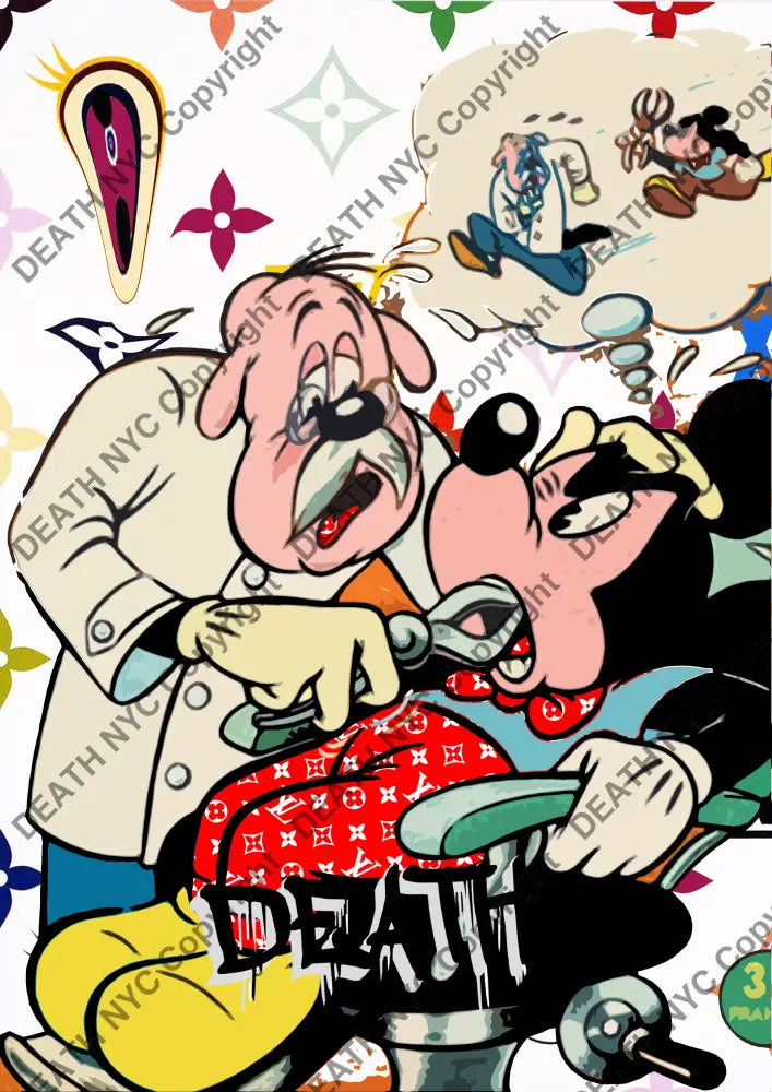 Deathp891 Mickey (Edition Of 100) (2022) Art Print