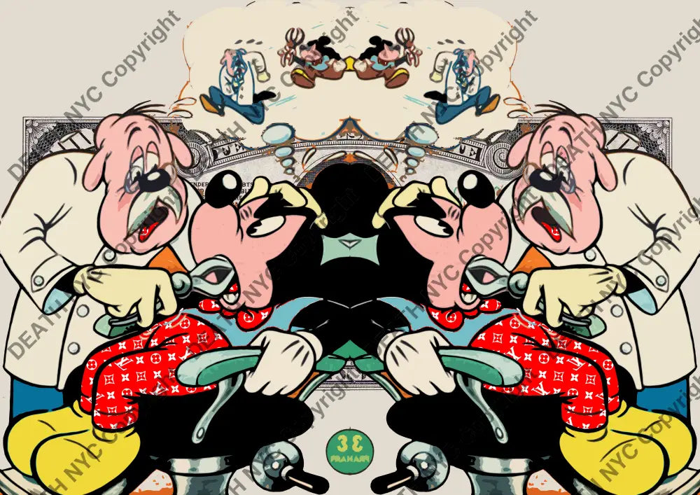 Deathp897 Mickey (Edition Of 100) (2022) Art Print