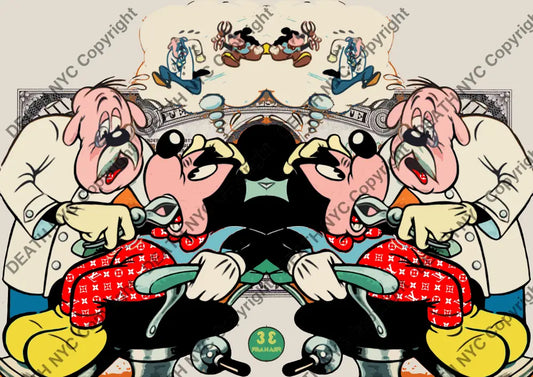 Deathp897 Mickey (Edition Of 100) (2022) Art Print