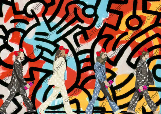 ’Deathpb103’ 45X32Cm Beatles (Edition Of 100*) (2023) Art Print
