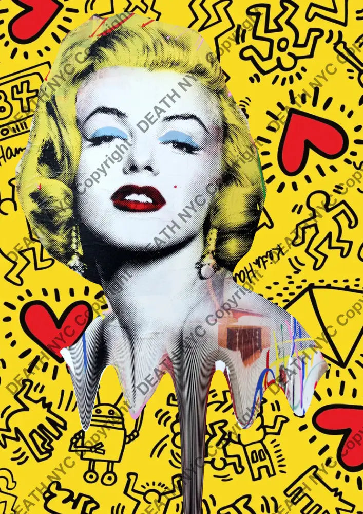 ’Deathpb74’ 45X32Cm Monroe (Edition Of 100*) (2023) Art Print
