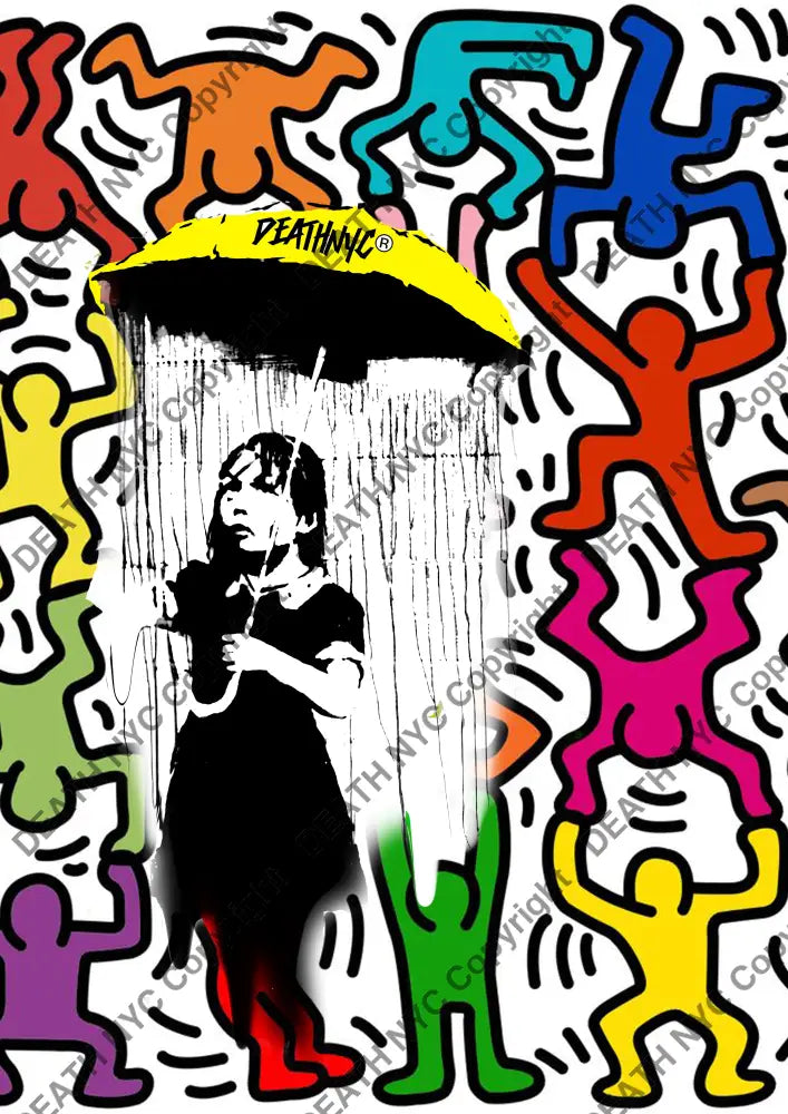 ’Deathpb90’ 45X32Cm Banksy (Edition Of 100*) (2023) Art Print