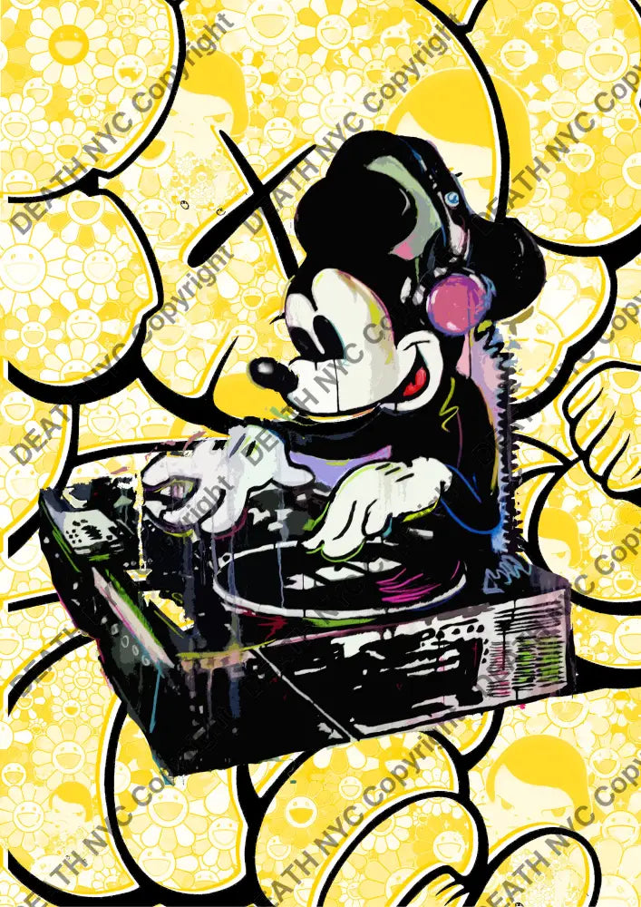Deathq1112 Mickey (Edition Of 100) (2022) Art Print