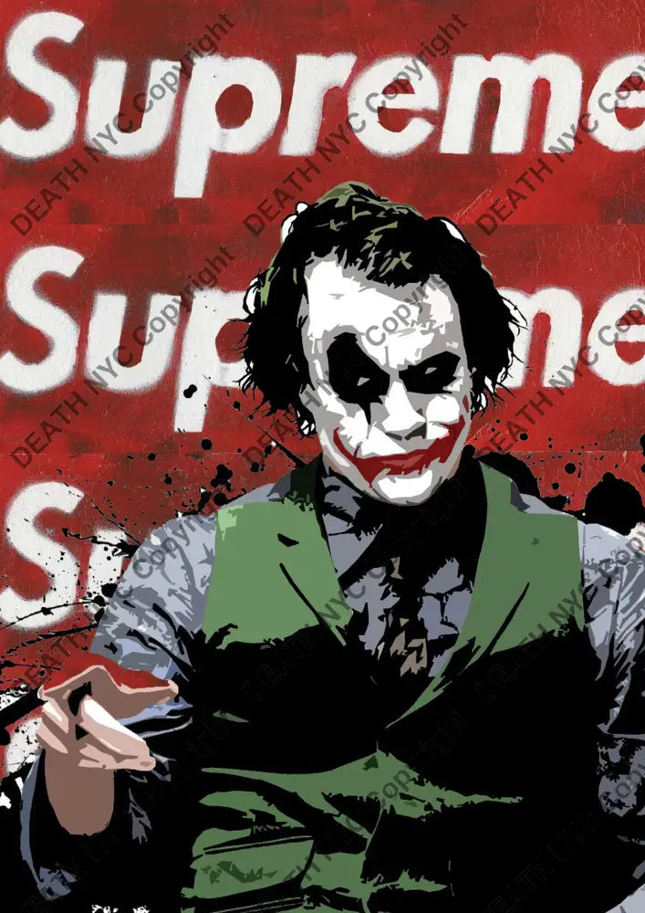 Deathq1252 Joker (Edition Of 100) (2022) Art Print