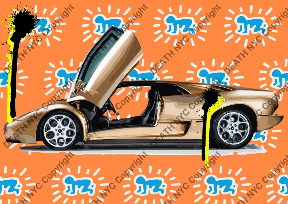 Deathq1627 Lambo (Edition Of 100) (2022) Art Print