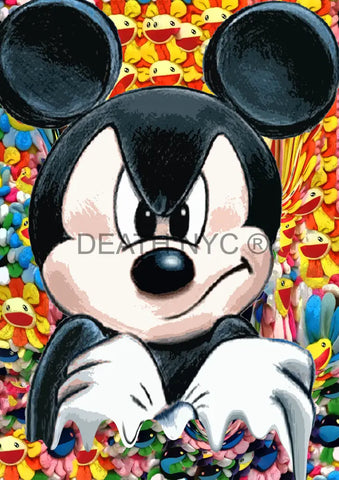 Deathq1838 Mickey (Edition Of 100) (2022) Art Print