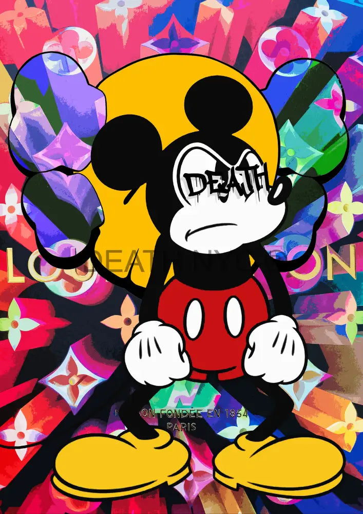 Deathq1857 Mickey (Edition Of 100) (2022) Art Print