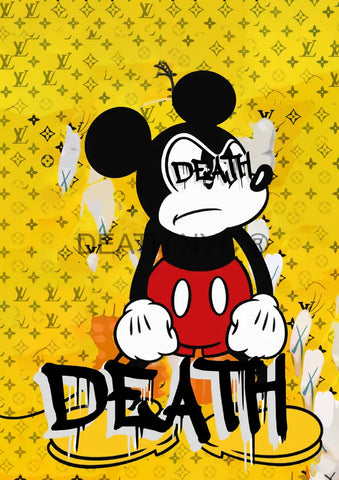 Deathq1858 Mickey (Edition Of 100) (2022) Art Print