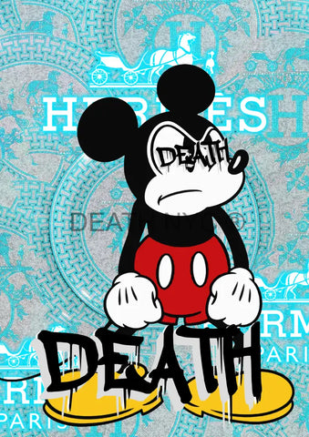 Deathq1860 Mickey (Edition Of 100) (2022) Art Print