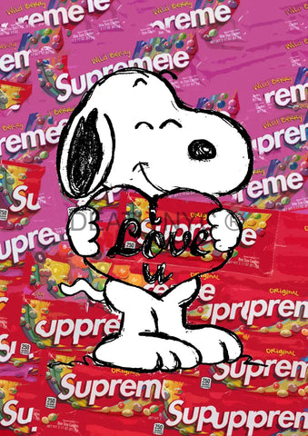 Deathq1880 Snoopy (Edition Of 100) (2022) Art Print