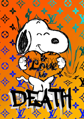 Deathq1887 Snoopy (Edition Of 100) (2022) Art Print