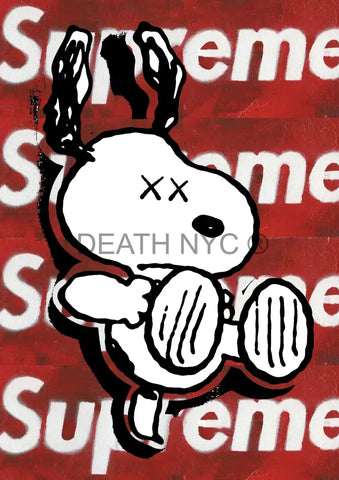 Deathq1963 Snoopy (Edition Of 100) (2022) Art Print