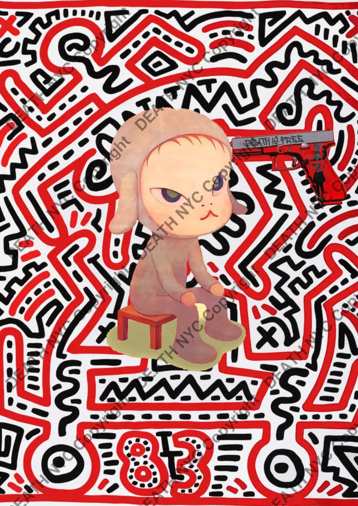 Deathq2070 Cute (Edition Of 100) (2022) Art Print