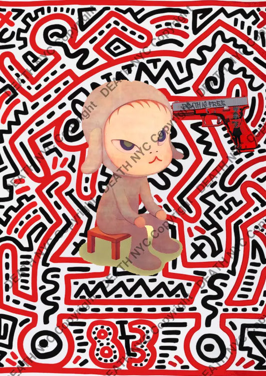 Deathq2070 Cute (Edition Of 100) (2022) Art Print