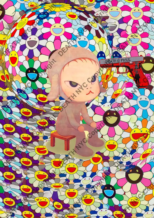 Deathq2071 Cute (Edition Of 100) (2022) Art Print