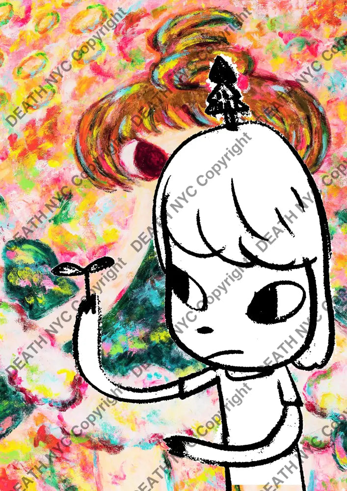 Deathq208 Cute (Edition Of 100) (2022) Art Print