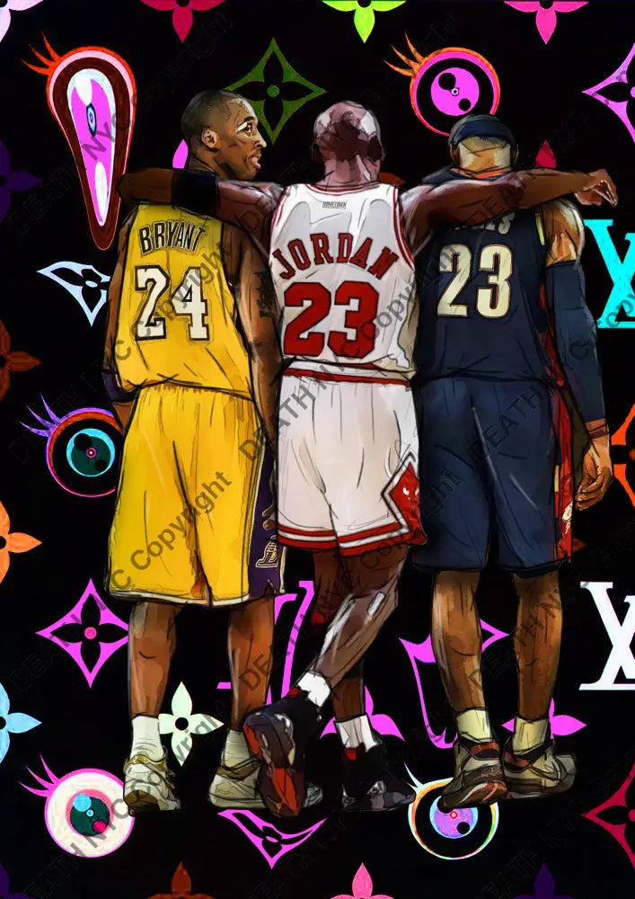’DEATHQ21’’ 45x32cm (Edition of 100*) (2022) NBA Art Print