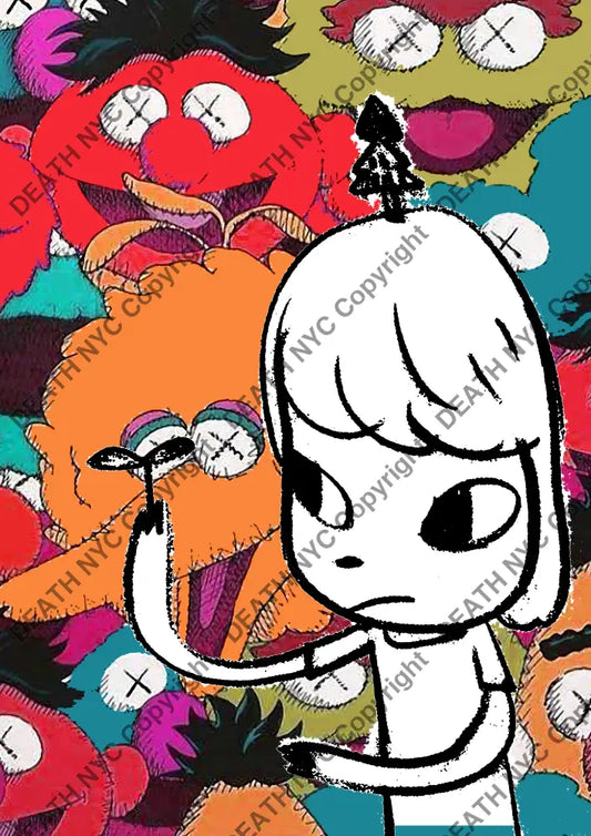 Deathq211 Cute (Edition Of 100) (2022) Art Print