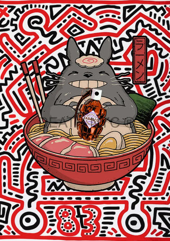 Deathq2265 Totoro (Edition Of 100) (2022) Art Print