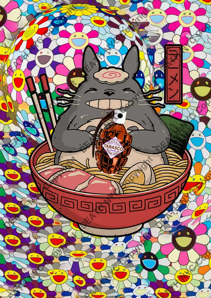 Deathq2266 Totoro (Edition Of 100) (2022) Art Print