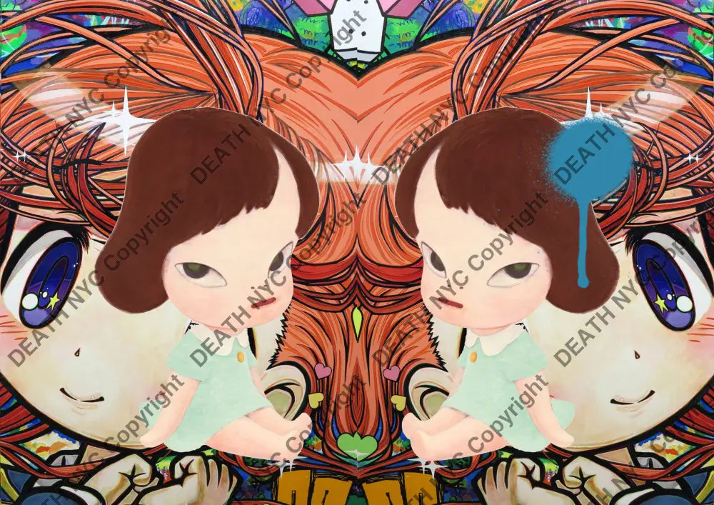 Deathq2309 Cute (Edition Of 100) (2022) Art Print