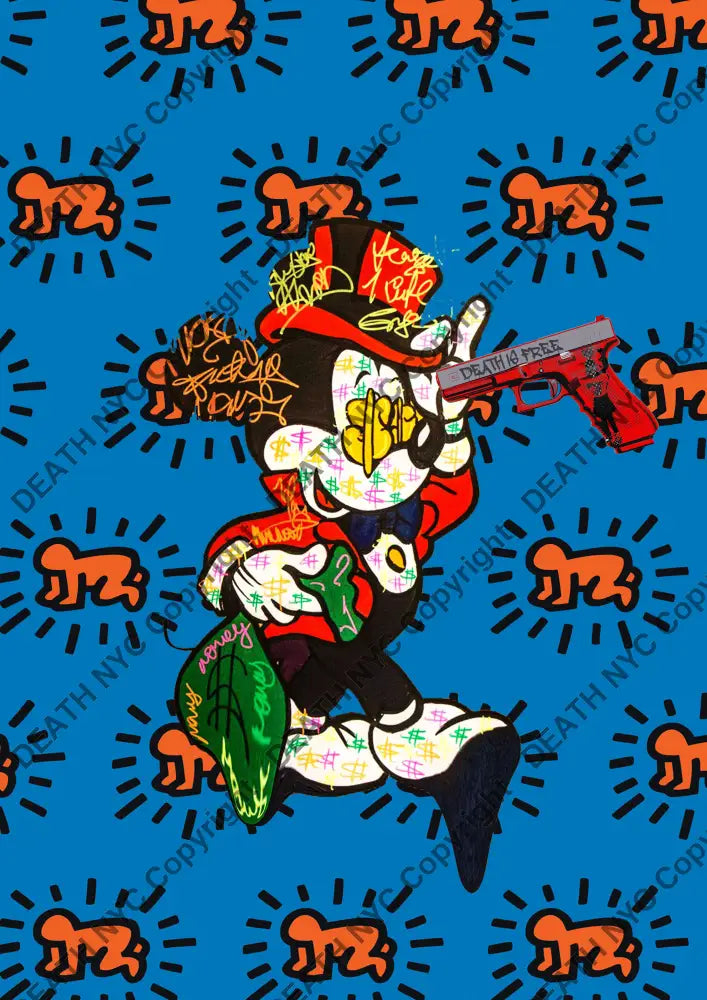 Deathq2346 Mickey (Edition Of 100) (2022) Art Print