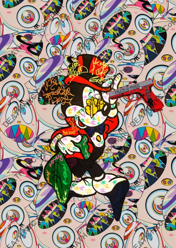 Deathq2347 Mickey (Edition Of 100) (2022) Art Print