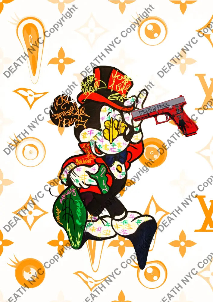 Deathq2348 Mickey (Edition Of 100) (2022) Art Print