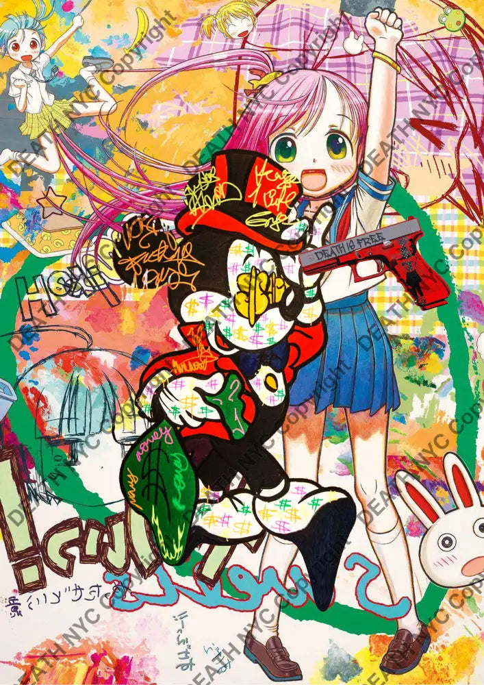 Deathq2349 Mickey (Edition Of 100) (2022) Art Print