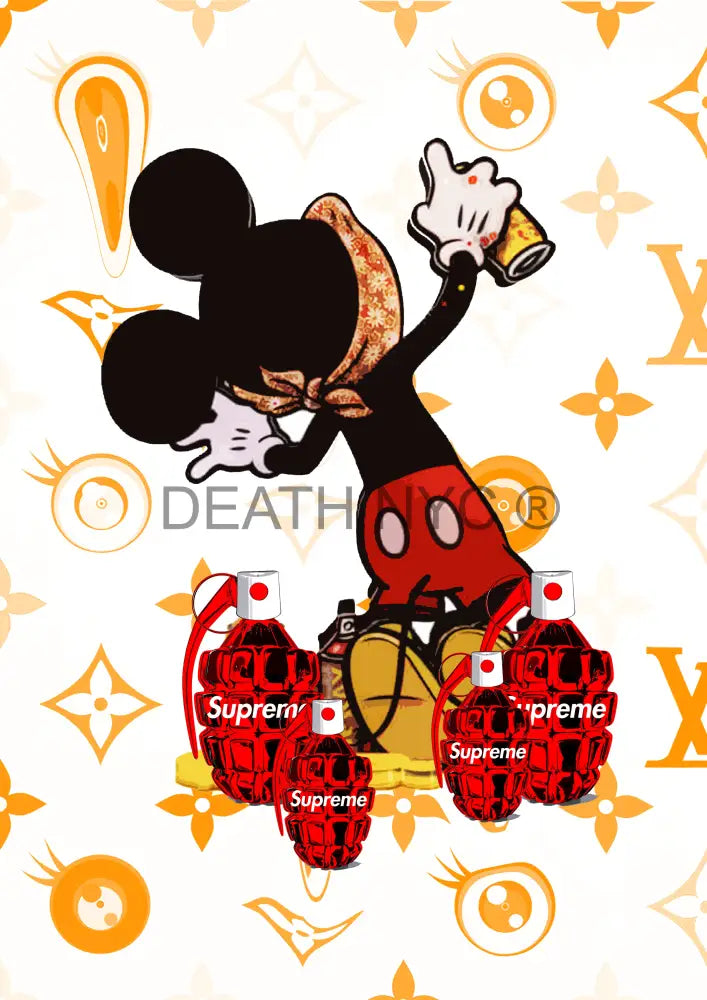 Deathq2357 Mickey (Edition Of 100) (2022) Art Print
