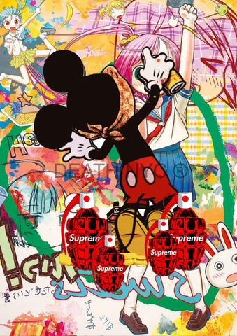 Deathq2358 Mickey (Edition Of 100) (2022) Art Print