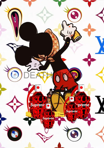 Deathq2360 Mickey (Edition Of 100) (2022) Art Print