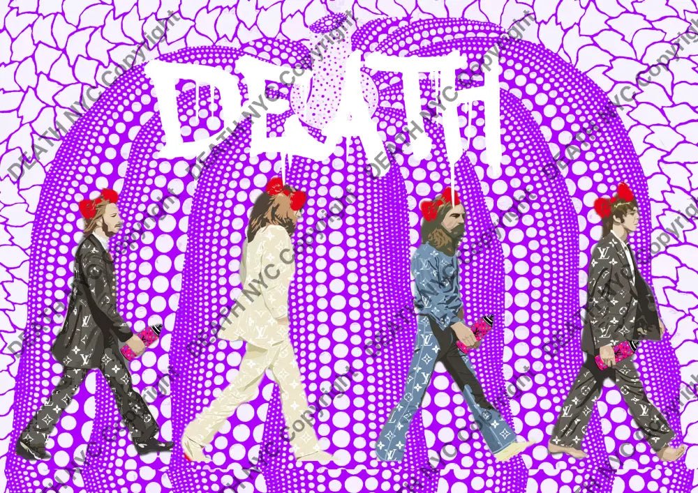 Deathq242 Beatles (Edition Of 100) (2022) Art Print