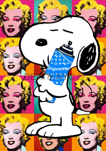 Deathq2420 Snoopy (Edition Of 100) (2022) Art Print