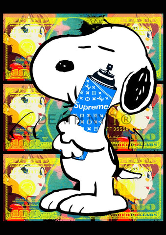 Deathq2422 Snoopy (Edition Of 100) (2022) Art Print