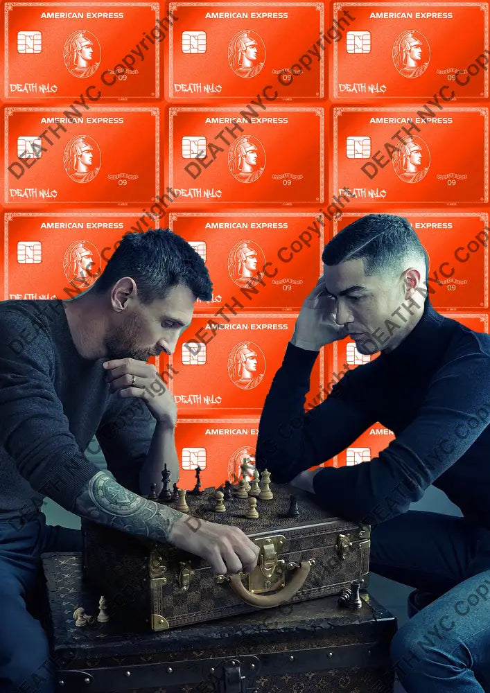 Deathq2473 Ronaldo Messi (Edition Of 100) (2022) Art Print