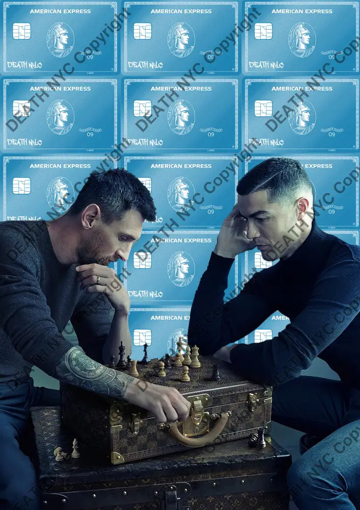 Deathq2474 Ronaldo Messi (Edition Of 100) (2022) Art Print