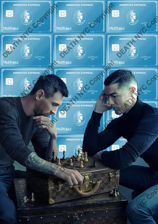Deathq2474 Ronaldo Messi (Edition Of 100) (2022) Art Print