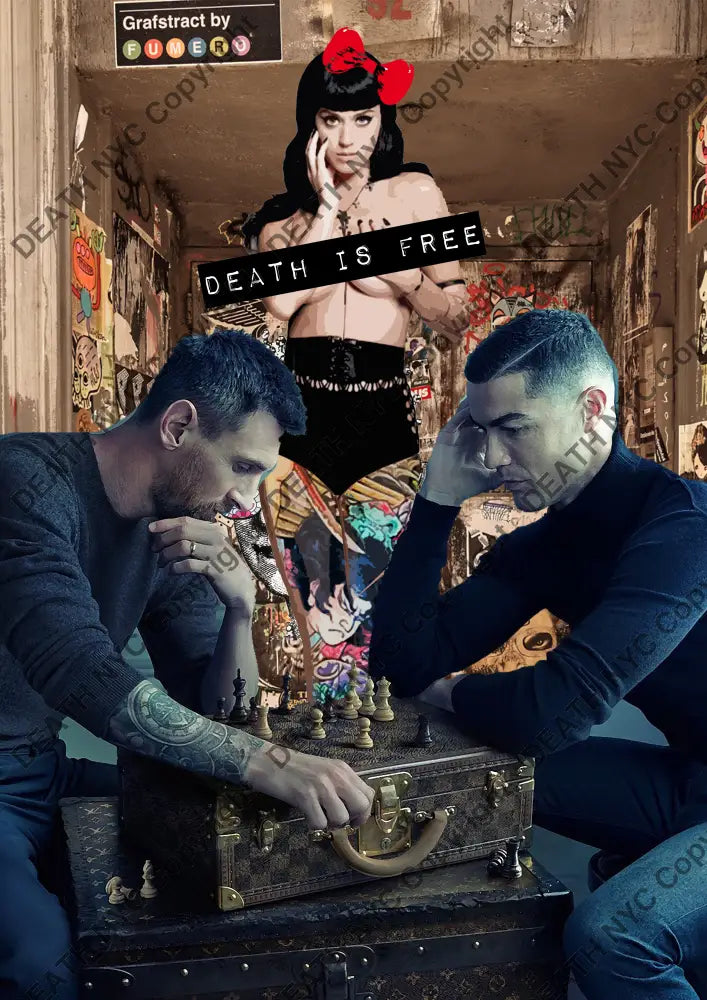 Deathq2476 Ronaldo Messi (Edition Of 100) (2022) Art Print
