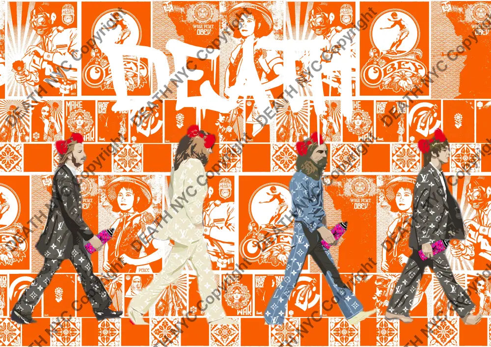 Deathq249 Beatles (Edition Of 100) (2022) Art Print
