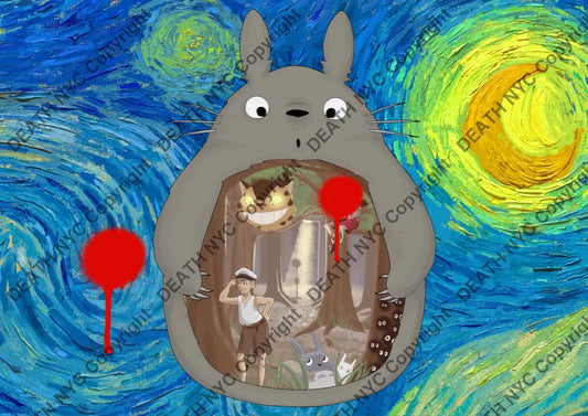 Deathq2622 Totoro (Edition Of 100) (2022) Art Print