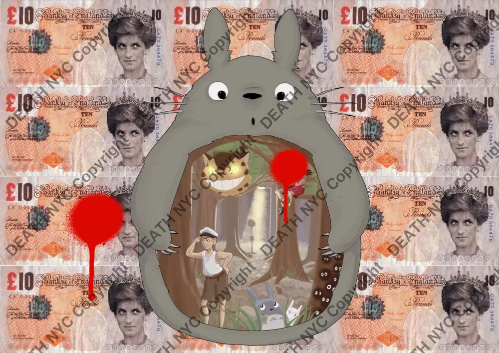 Deathq2623 Totoro (Edition Of 100) (2022) Art Print