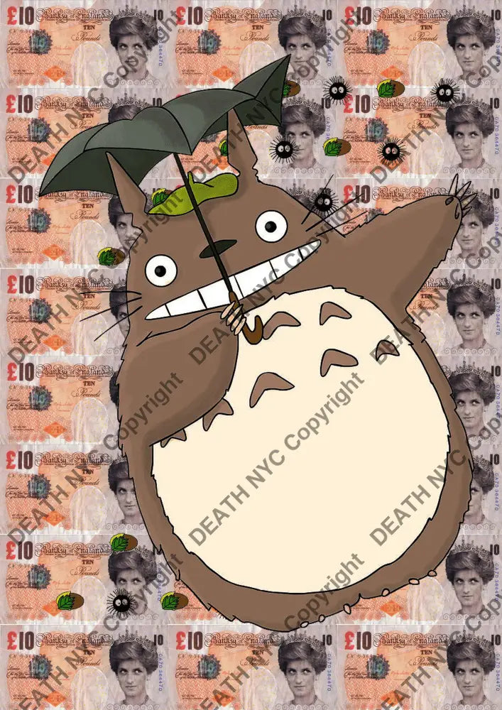 Deathq2629 Totoro (Edition Of 100) (2022) Art Print