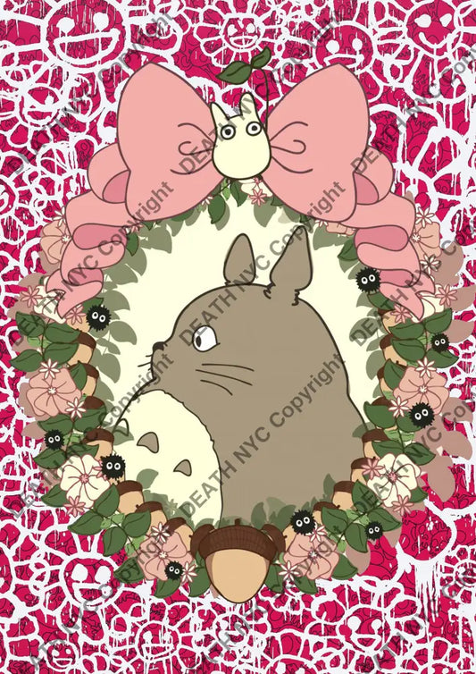 Deathq2632 Totoro (Edition Of 100) (2022) Art Print